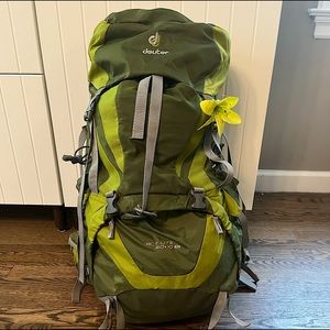Deuter act lite - 60 lbs plus 10 1bls womens backpack